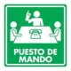 SEÑAL MODELO 020 PUESTO DE MANDO 