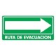 SEÑAL MODELO 025 RUTA DE EVACUACION DERECHA 