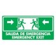 SEÑAL MODELO 027 SALIDA DE EMERGENCIA 