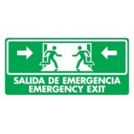 SEÑAL MODELO 027 SALIDA DE EMERGENCIA 
