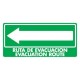 SEÑAL MODELO 027 SALIDA DE EMERGENCIA 
