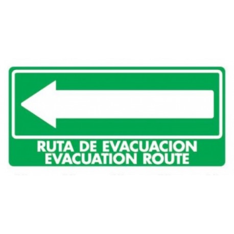 SEÑAL MODELO 027 SALIDA DE EMERGENCIA 