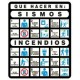 SEÑAL MODELO 030 SISMOS-INCENDIOS