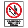 SEÑAL MODELO 049 PROHIBIDO ENCENDER FUEGO 